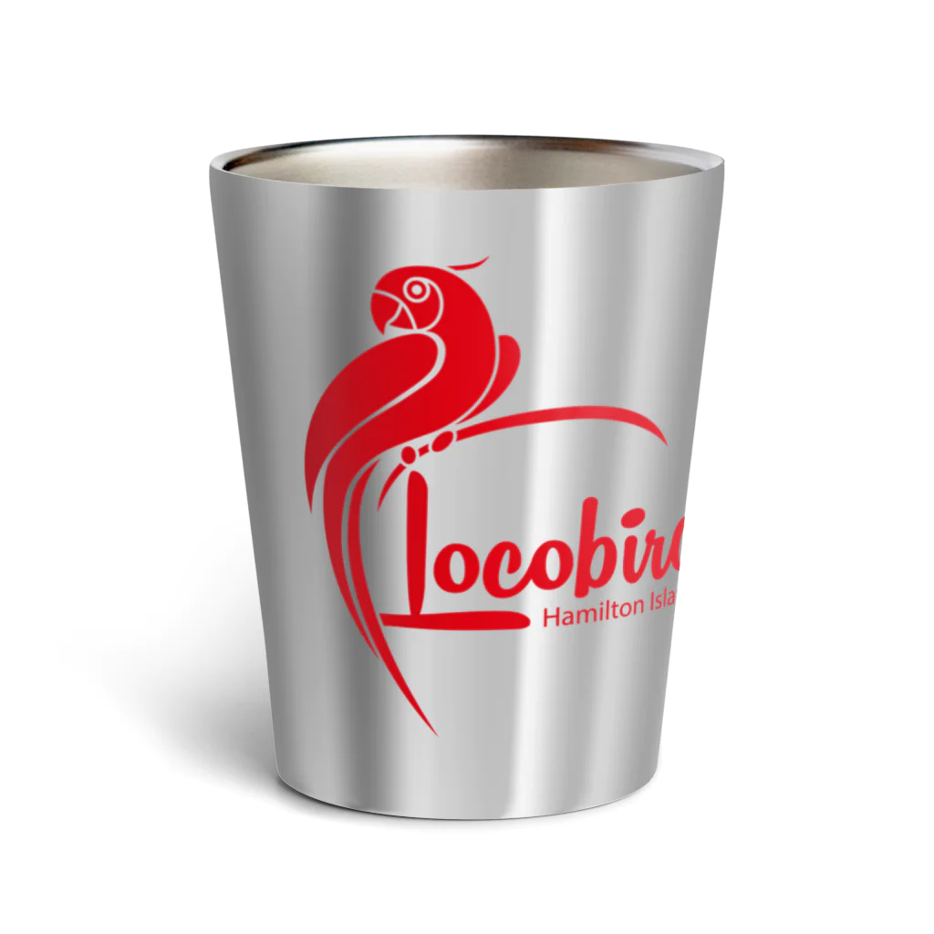 TensGraphyのLocobird red サーモタンブラー