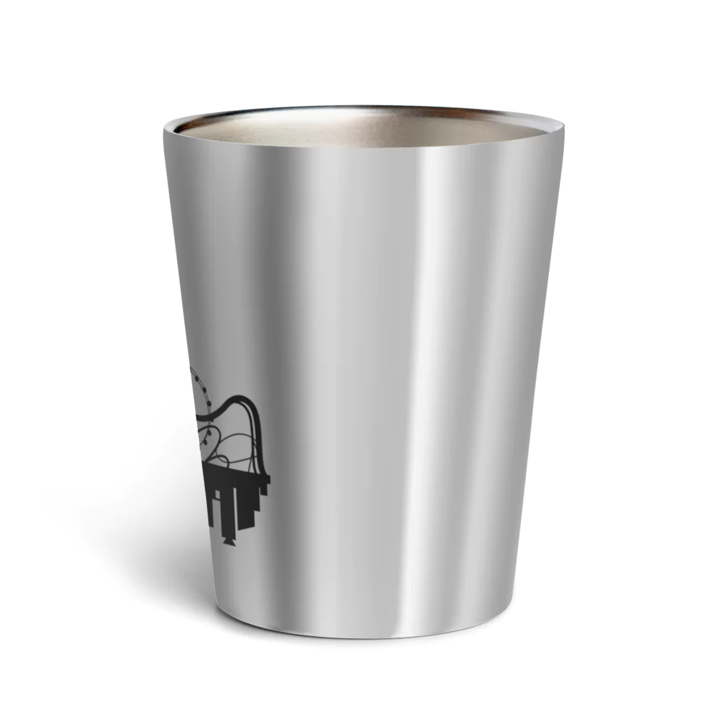 ASHINO official goodsのシティロゴ タンブラー シルバー Thermo Tumbler