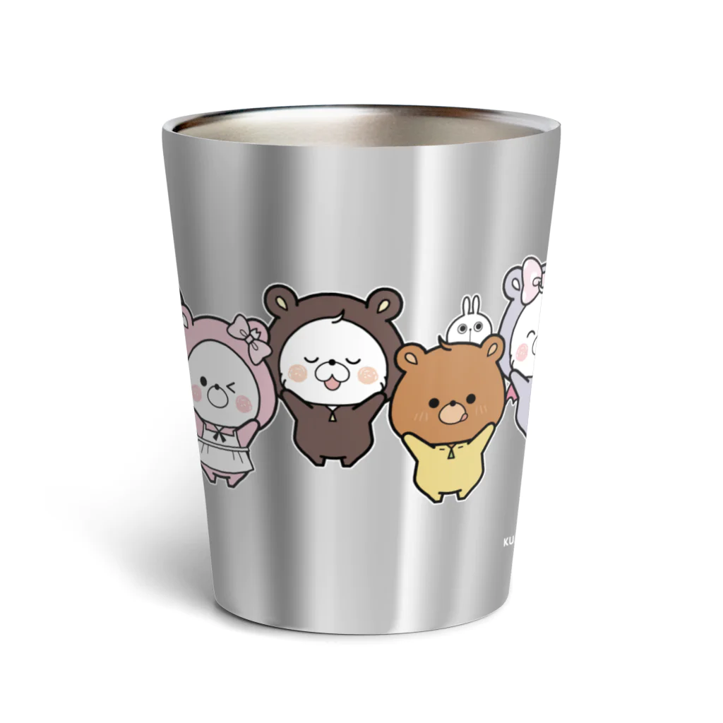 くまぽこSUZURI店のくまぽこと10匹の仲間達 Thermo Tumbler