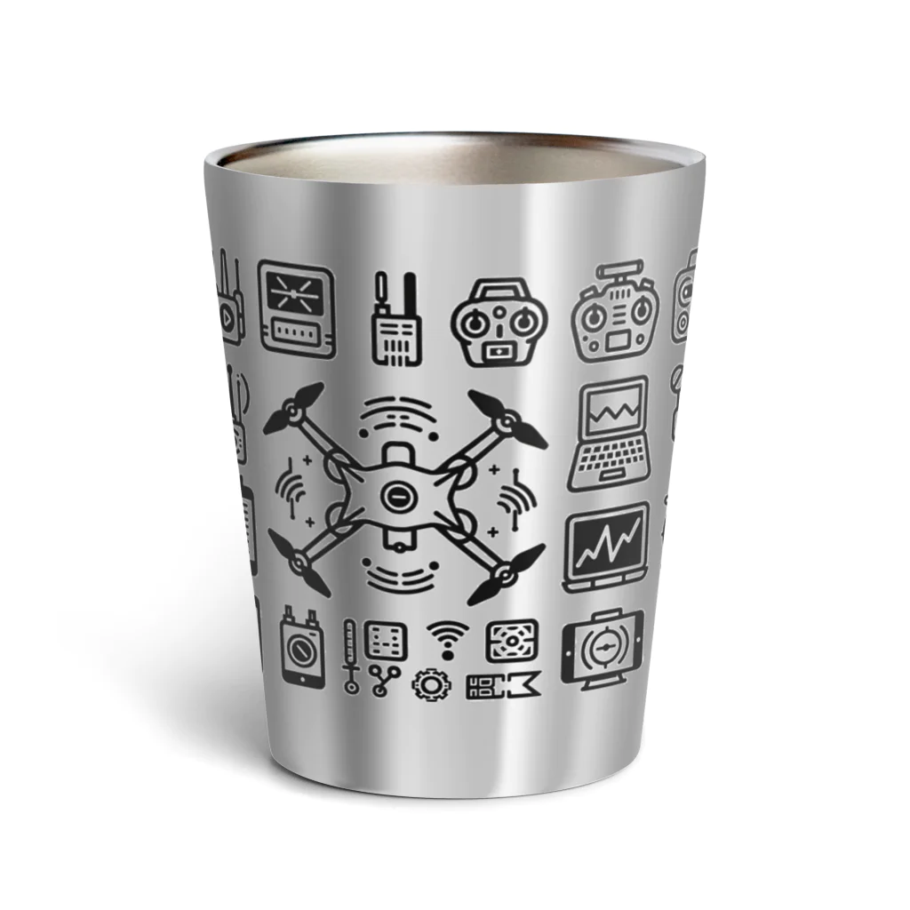 ドロスタのドローンギア_ラインアイコン1 Thermo Tumbler