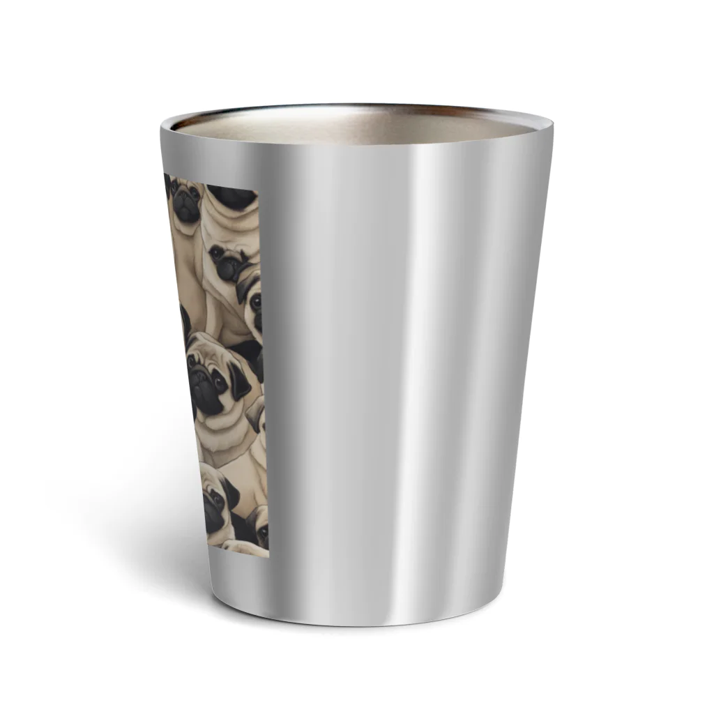 Kおばさんのパグ夫くん Thermo Tumbler