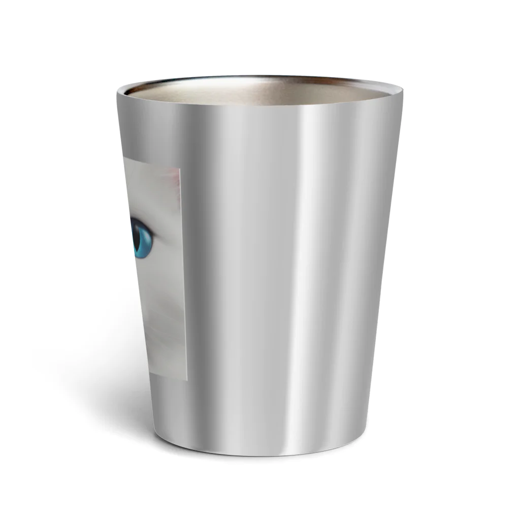 Mystic Blueの猫のMystic Blue Thermo Tumbler