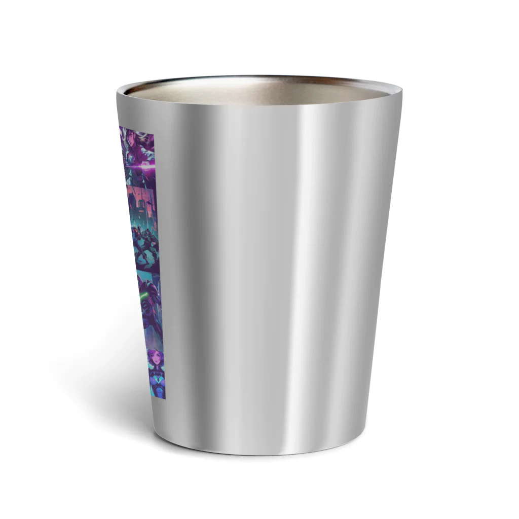 BUNNY-ONLINEのネオンアメコミアート146 Thermo Tumbler