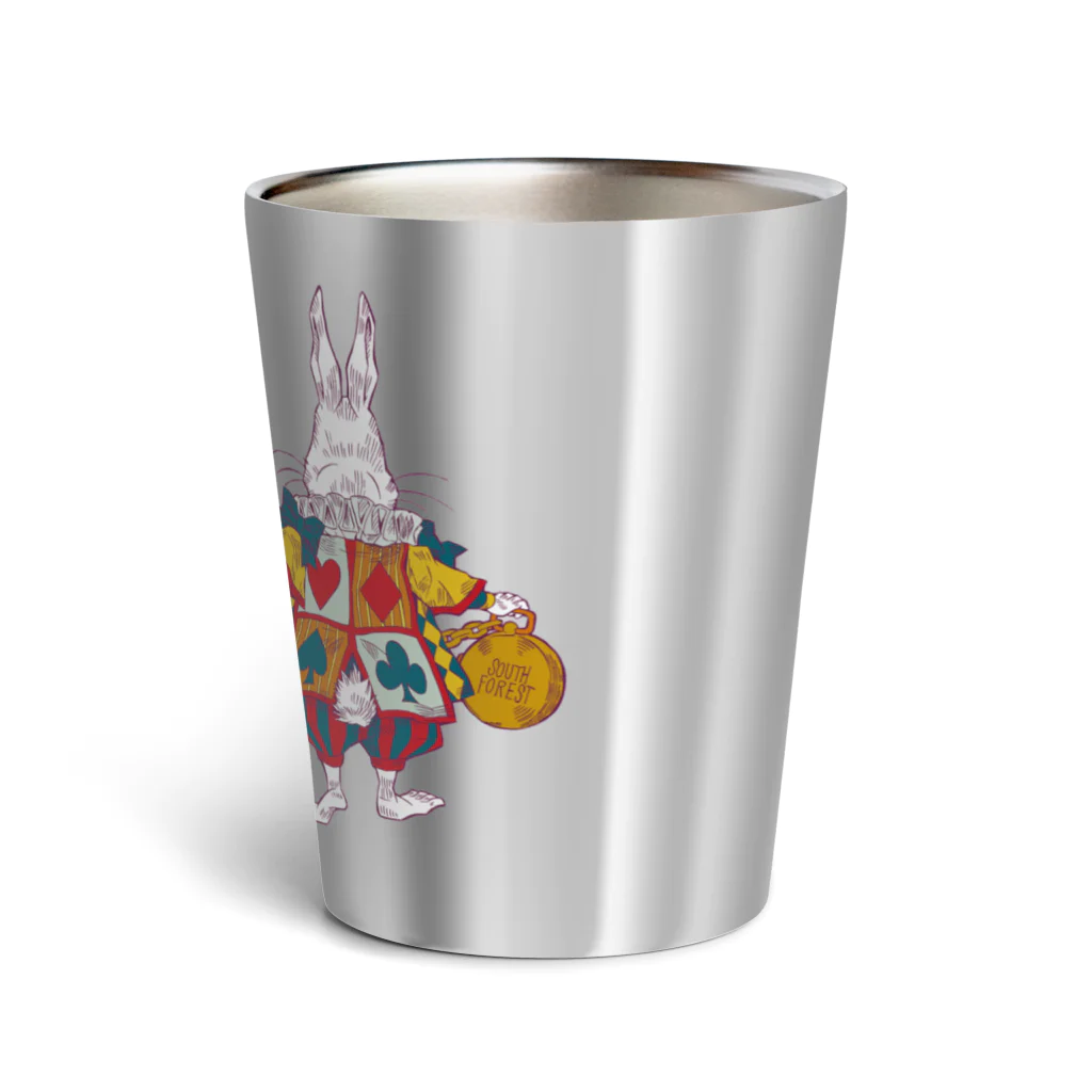 中島みなみのAlice White Rabbit アリスの白ウサギ Thermo Tumbler