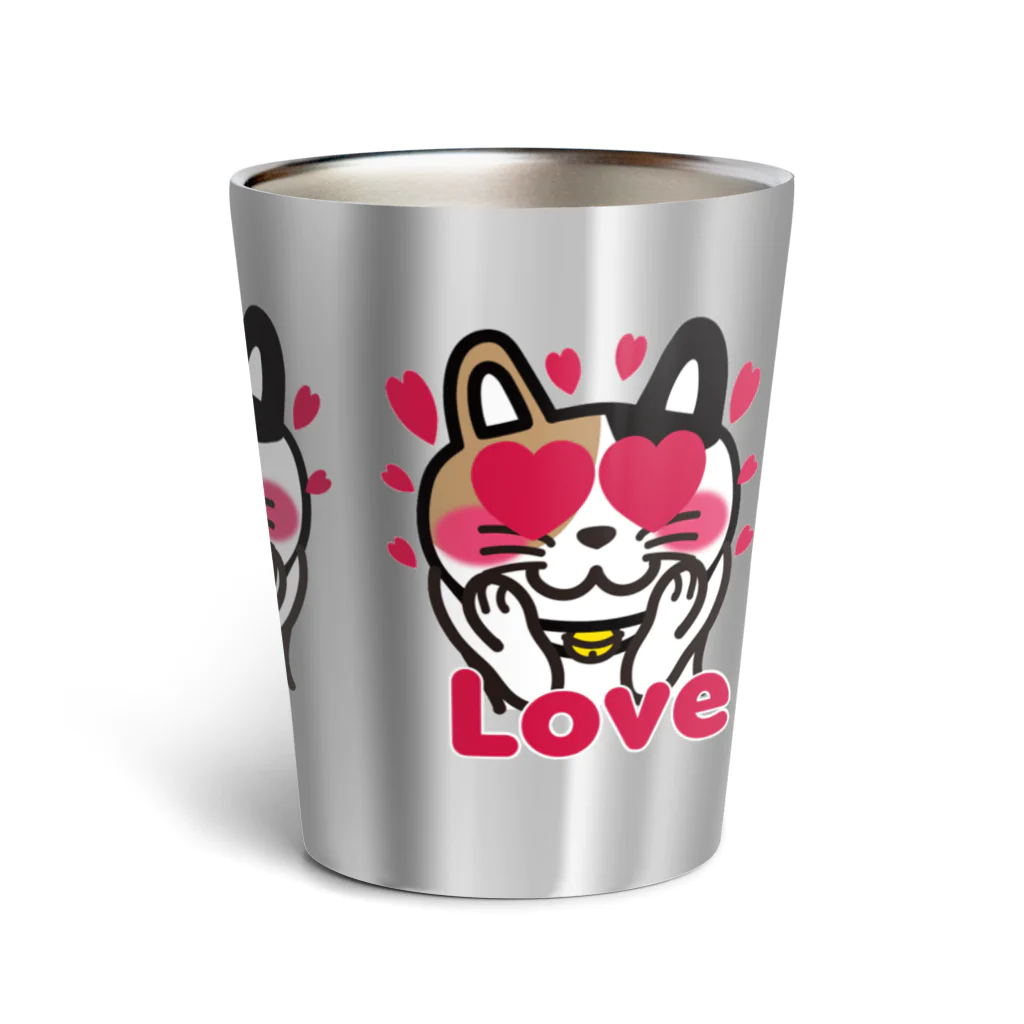 キッズモード某のねこLove Thermo Tumbler