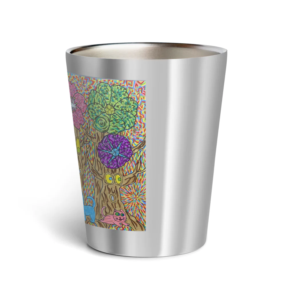 たけむらあいかのお花見にゃんこ Thermo Tumbler