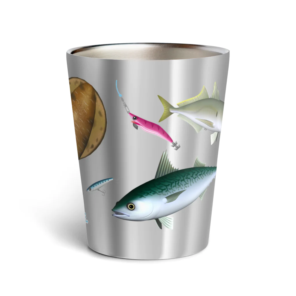 猫と釣り人のKAISUIGYO_2C_TB Thermo Tumbler