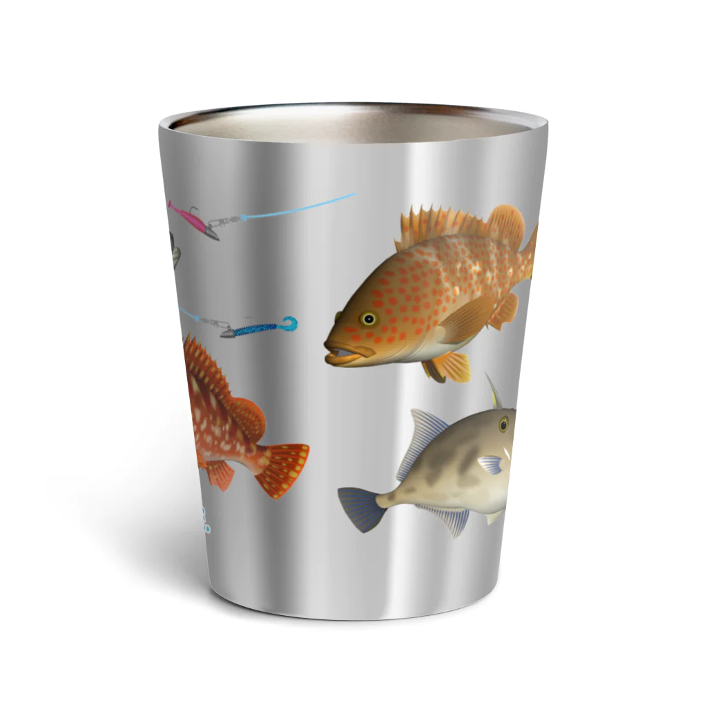 猫と釣り人のKAISUIGYO_1C_TB Thermo Tumbler