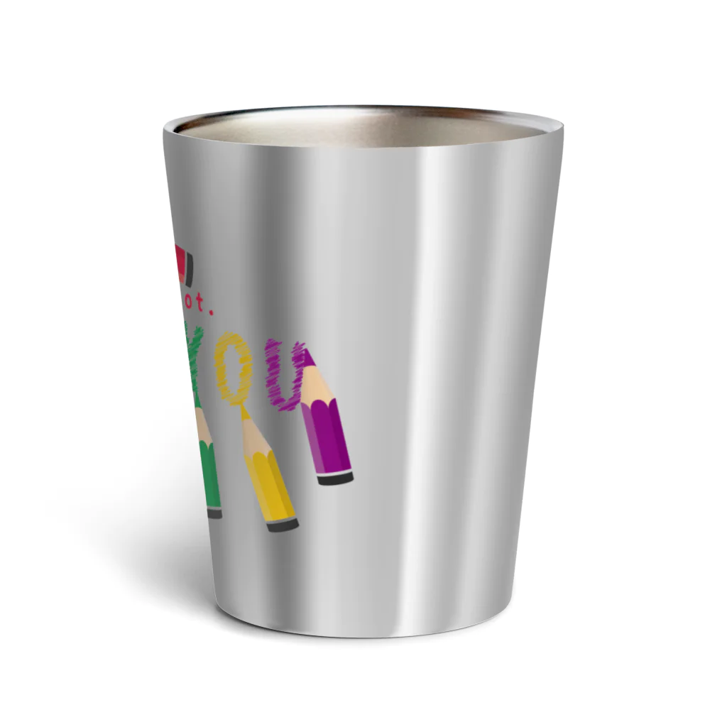 イラスト MONYAAT のちびた色鉛筆*A Thermo Tumbler