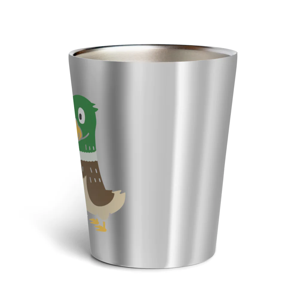 イラスト MONYAAT の鴨カモ カモかも C Thermo Tumbler