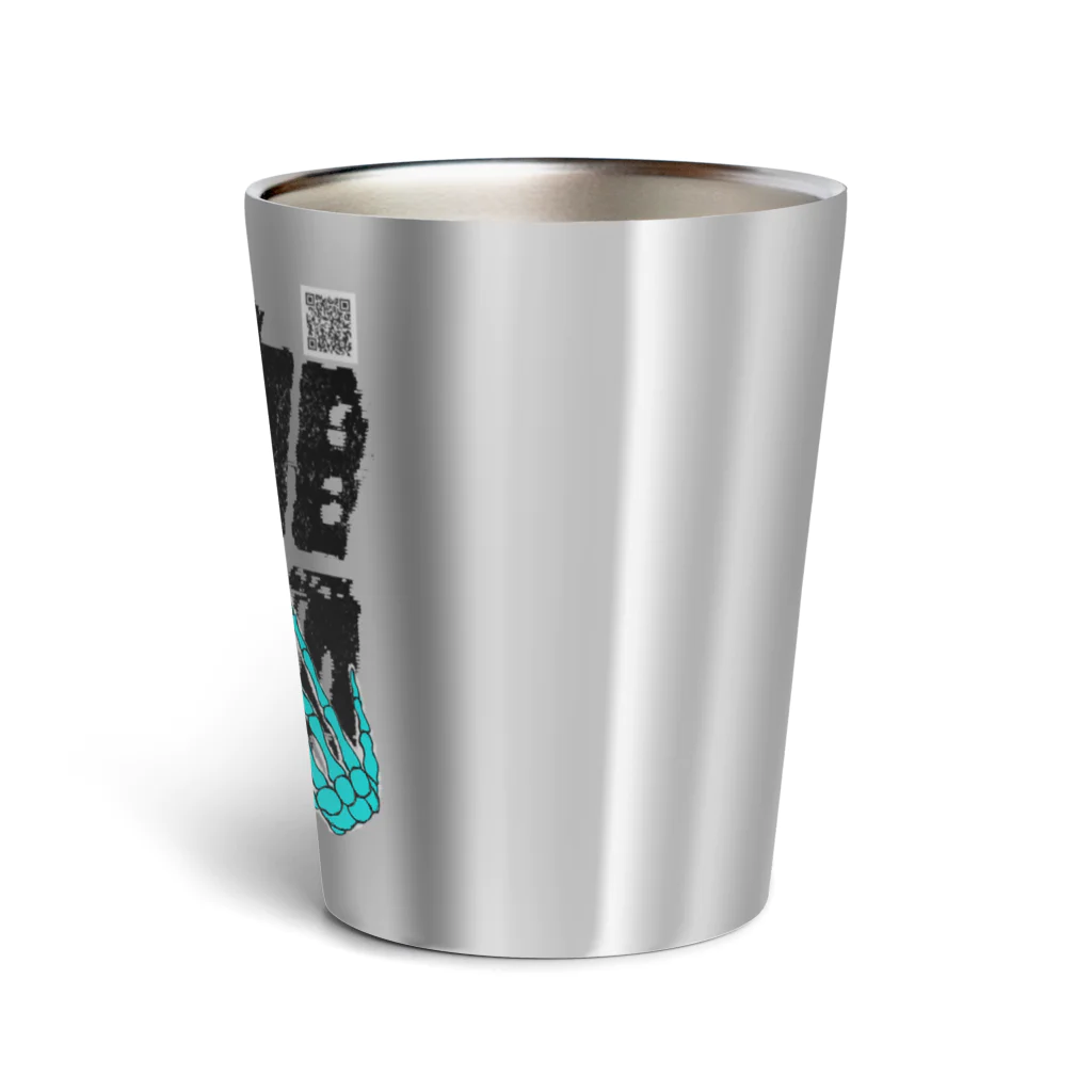 米八そばグッズショップのフィンガーサイン Thermo Tumbler