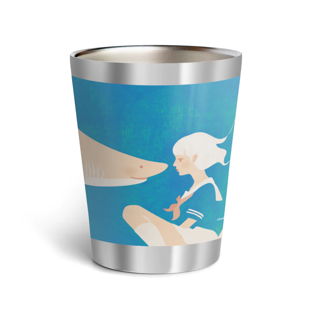 さかたようこ / サメ画家の彼女はサメが好き＼Pick upしてもらった！／ Thermo Tumbler