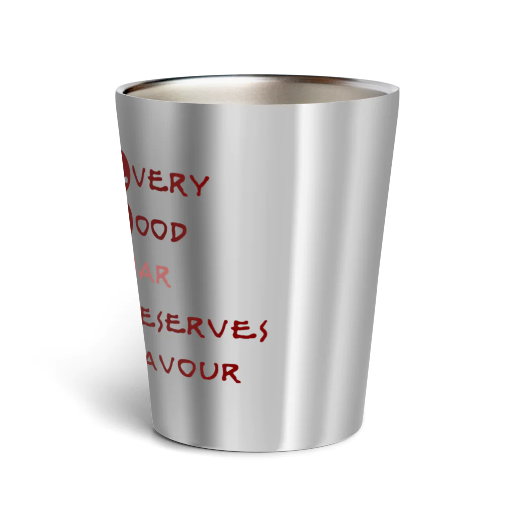 Rock Bar 童夢のEvery Good Bar Deserves Favour(赤) Thermo Tumbler