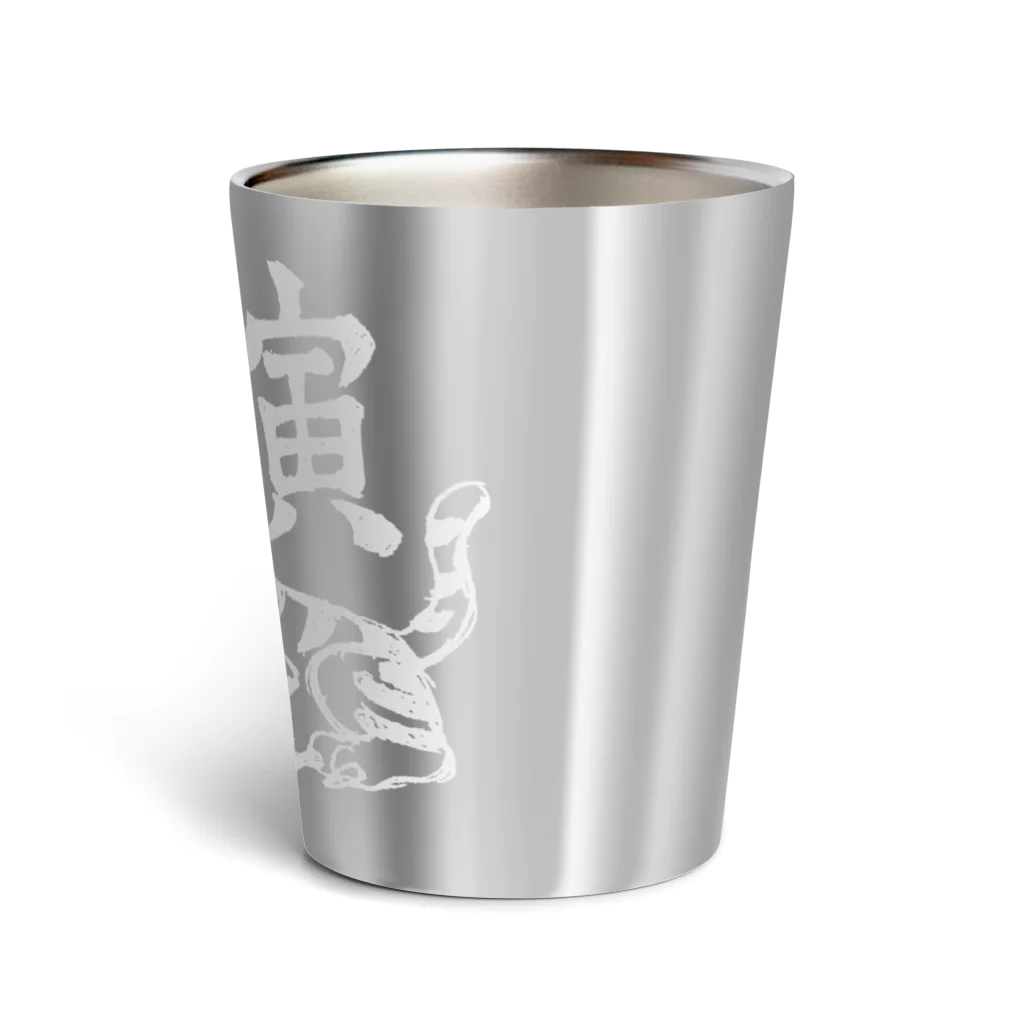 STAND FLOWERの2010虎_ white Thermo Tumbler