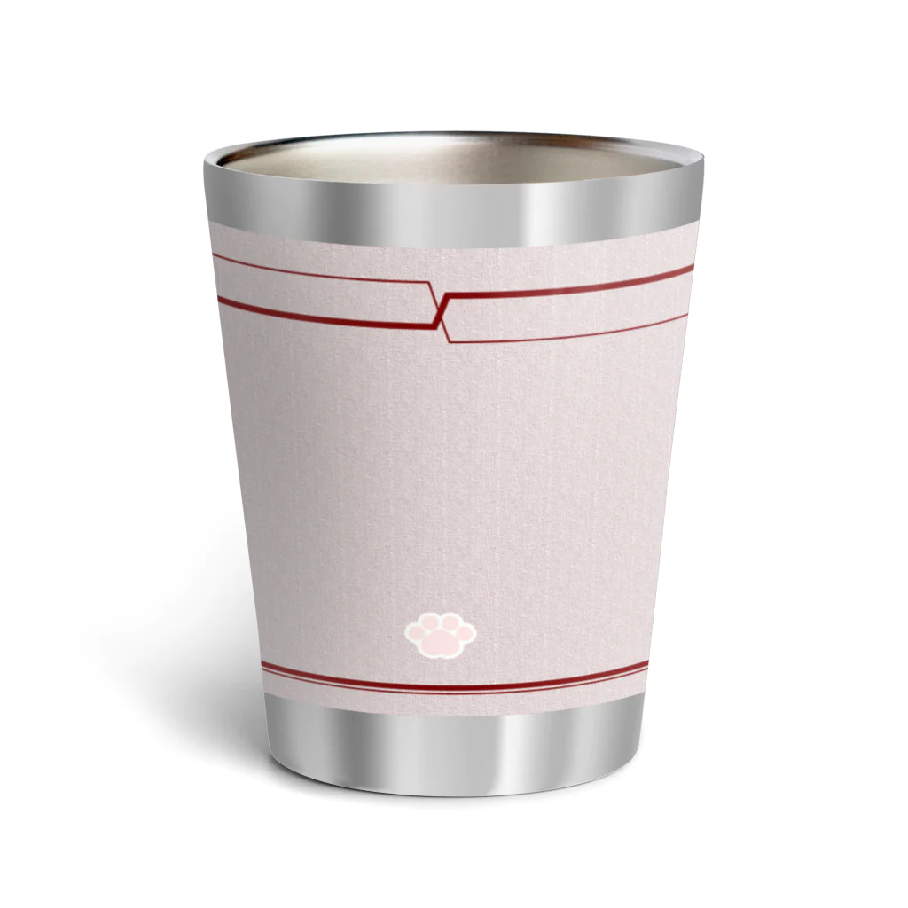 白猫もへじのHima's Radio(♂) Thermo Tumbler