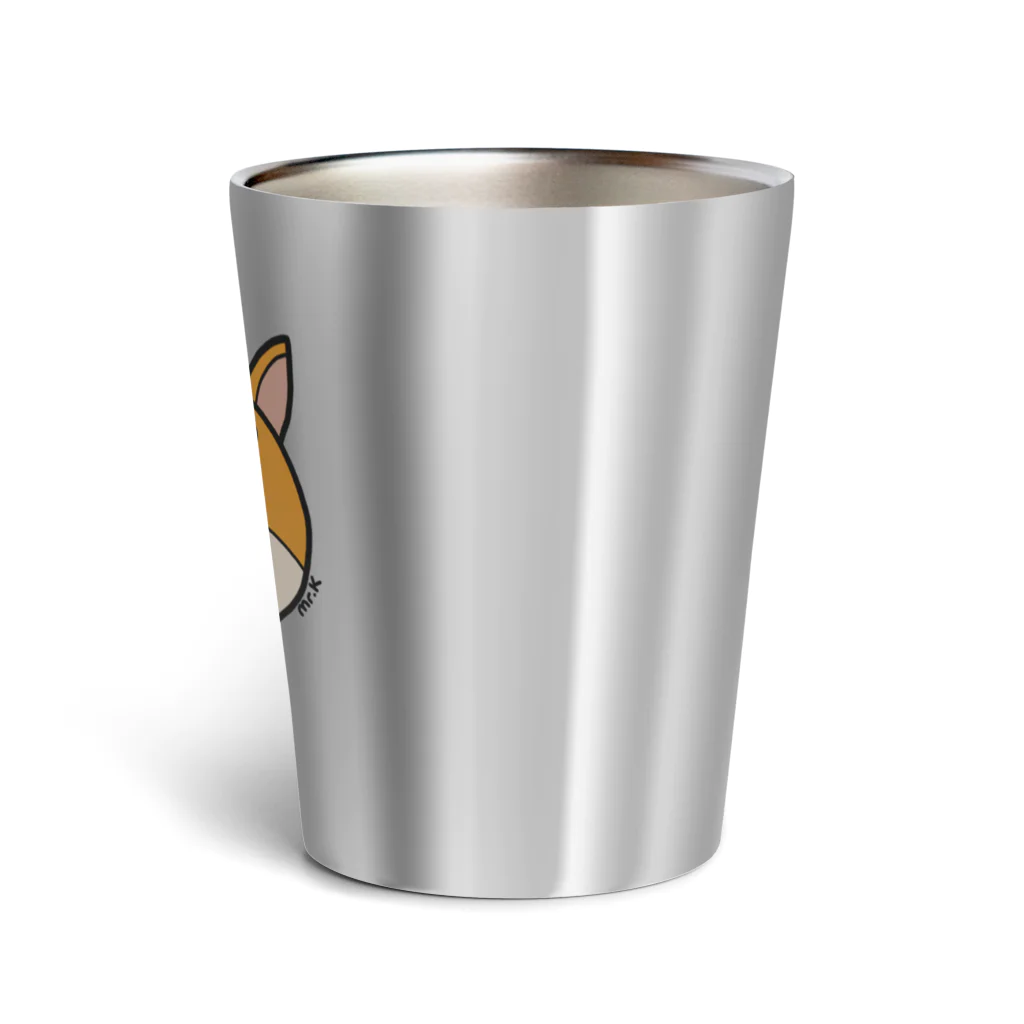 MrKShirtsのInu (犬) 色デザイン Thermo Tumbler