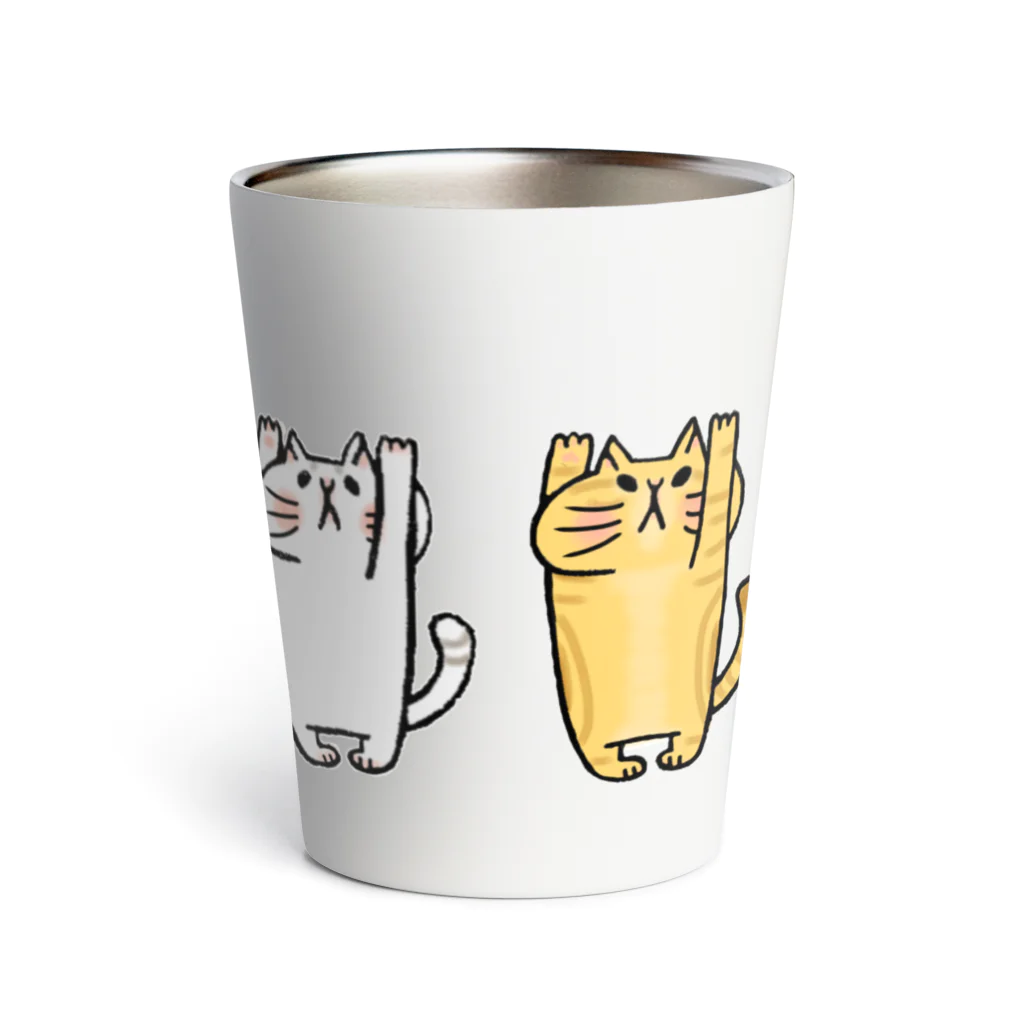 SKY&STAR YuKiKoの猫5仔 Thermo Tumbler