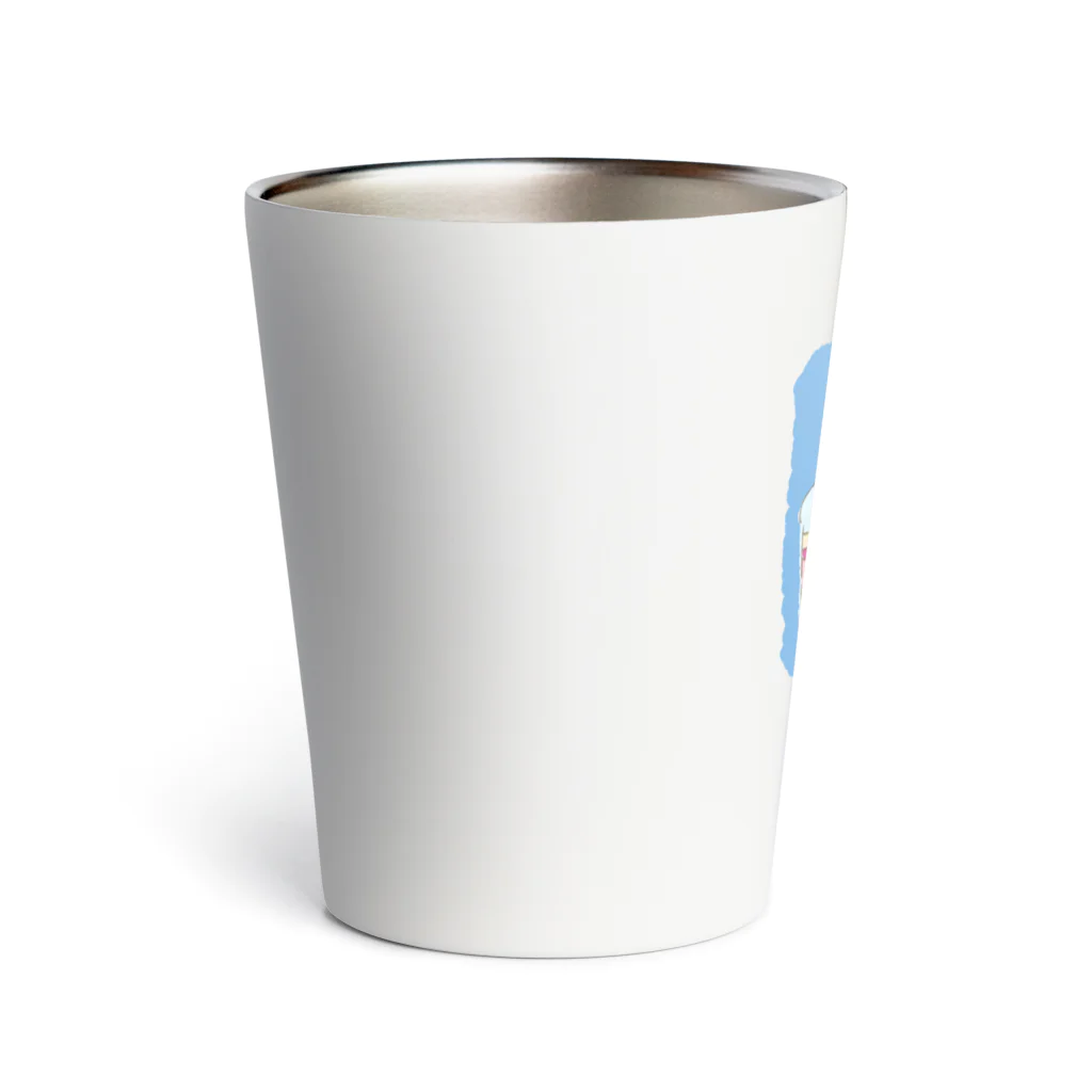 Chill`s Factoryのしろいケーキ シマエナガ Thermo Tumbler