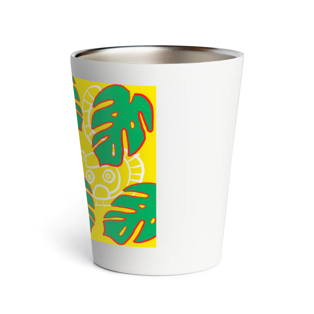 うさ／毎週水曜日★洗濯マンガ更新！のMonstera　Monkey　 Thermo Tumbler