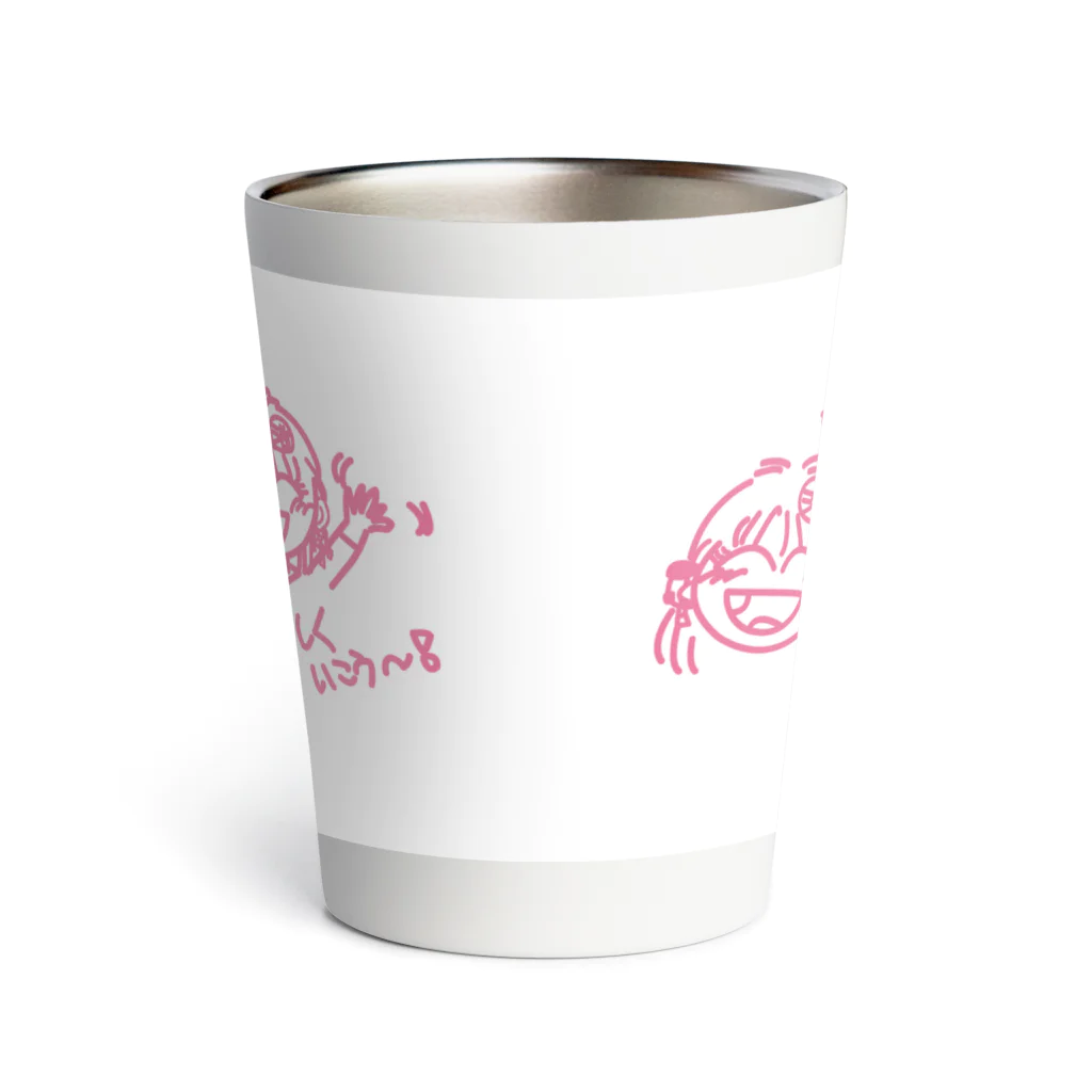 池ゆみちゃんねるキャラクター★池ゆみグッズの池ゆみ・言葉のサーモタンブラー Thermo Tumbler