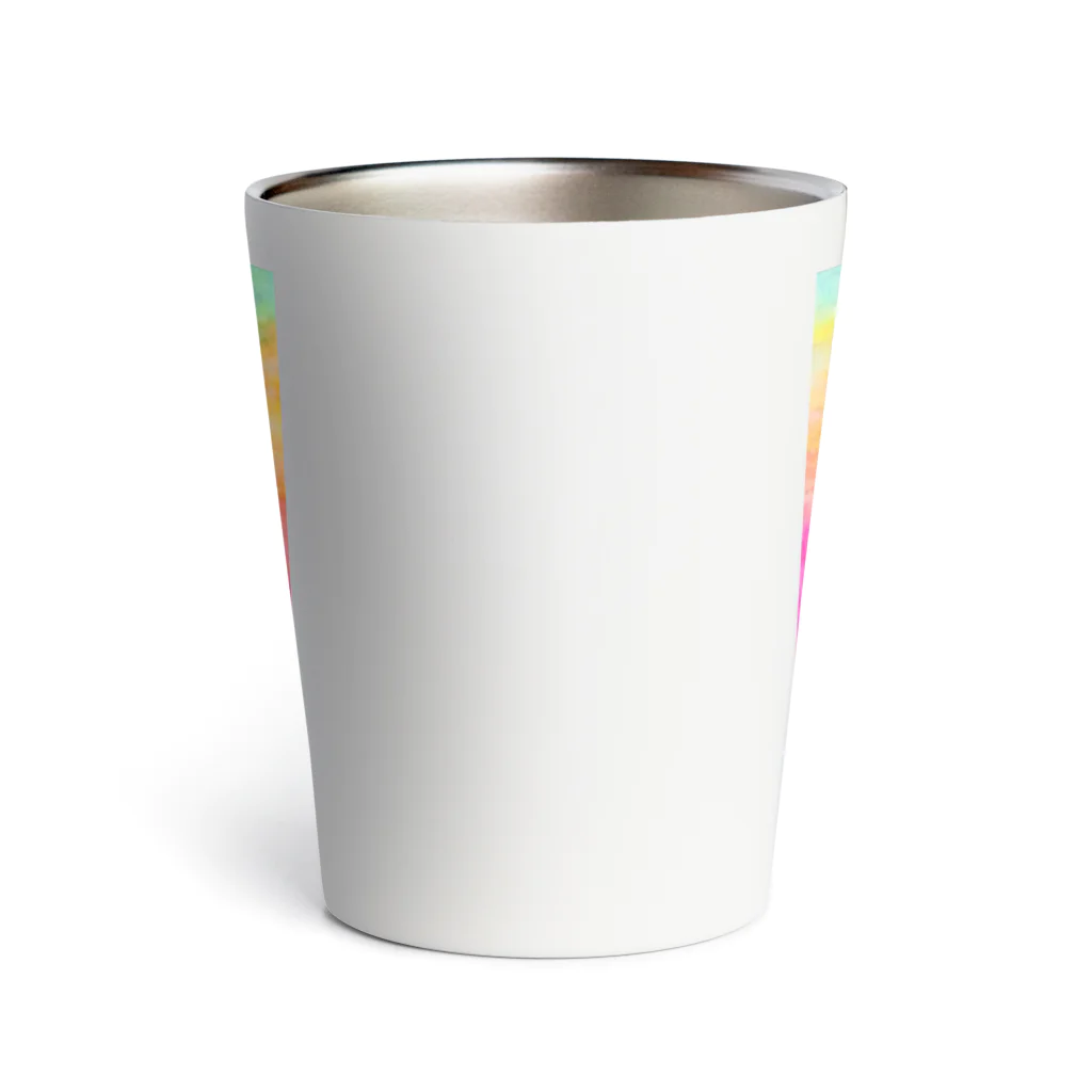 SAKUPRO_公式ストアの田舎の駅2（BK） Thermo Tumbler