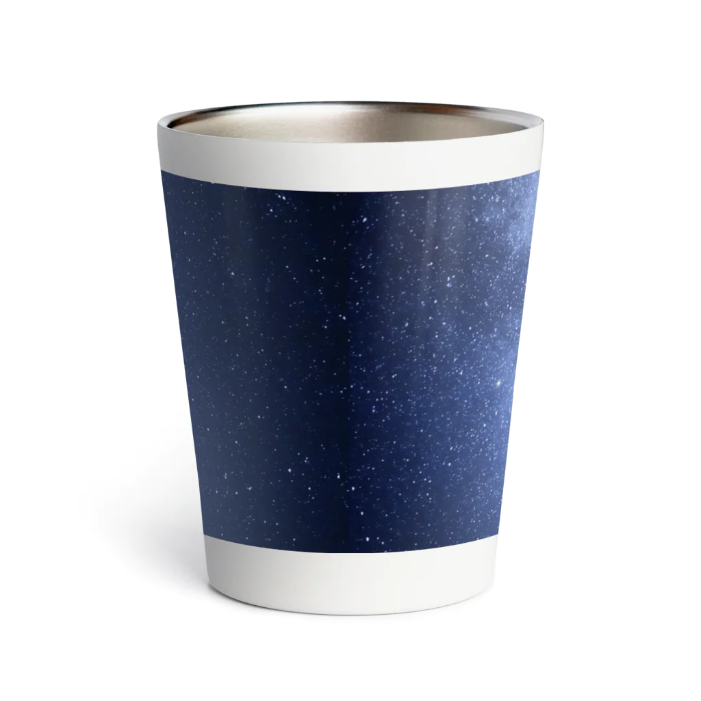 ぽにいずしょっぷのぽにいぺがさすタンブラー（深い夜） Thermo Tumbler