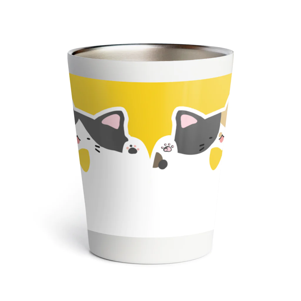 キャバクラ如月SUZURI店の如月家SDイラスト Thermo Tumbler