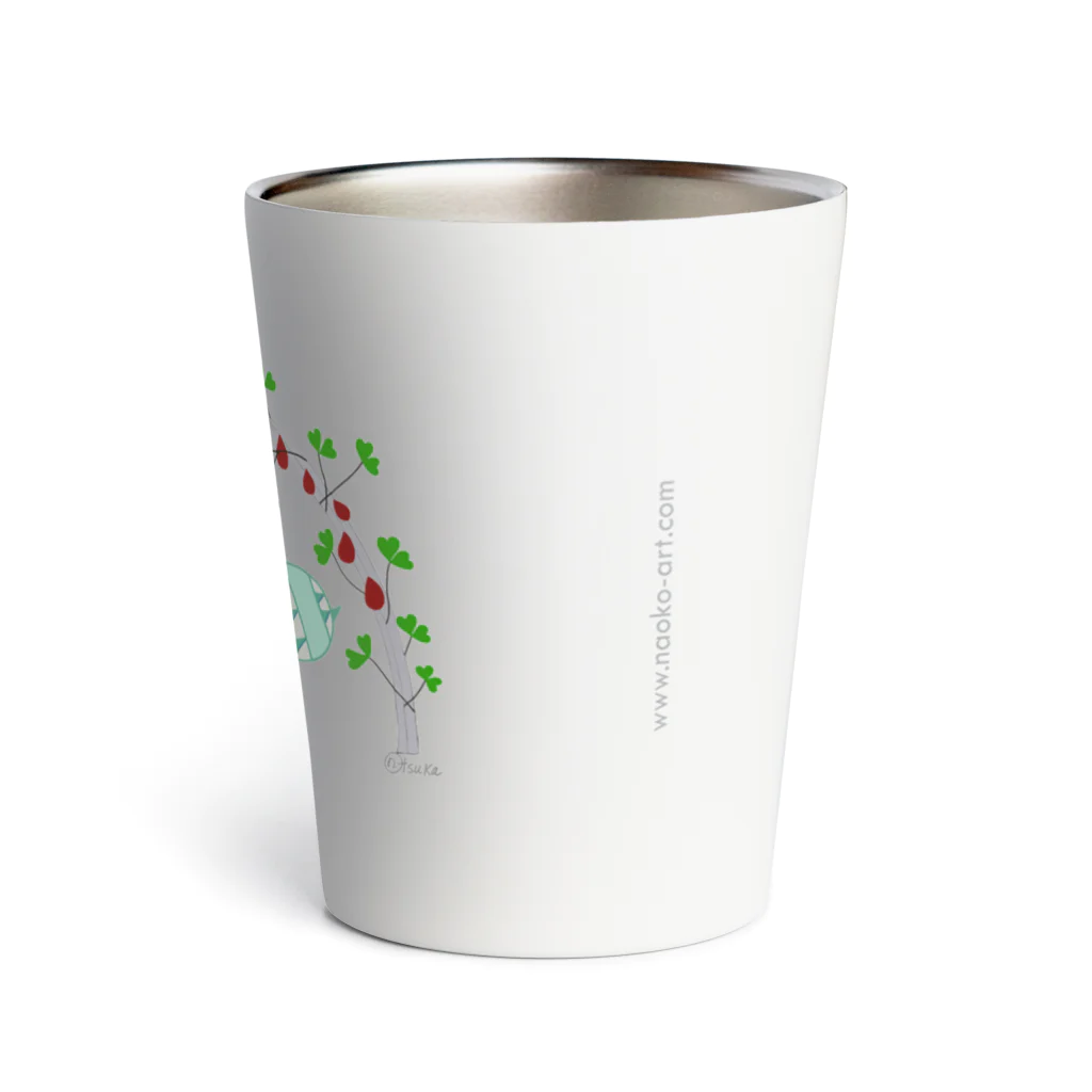 Keiko_Naoko-Art-Japanのパッチ―バード・ガゼボの下で - 2 Thermo Tumbler