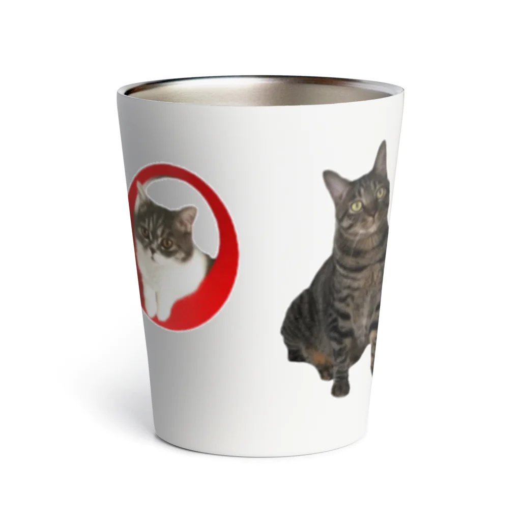 ごまわさびのSETAGAYA CATS Thermo Tumbler