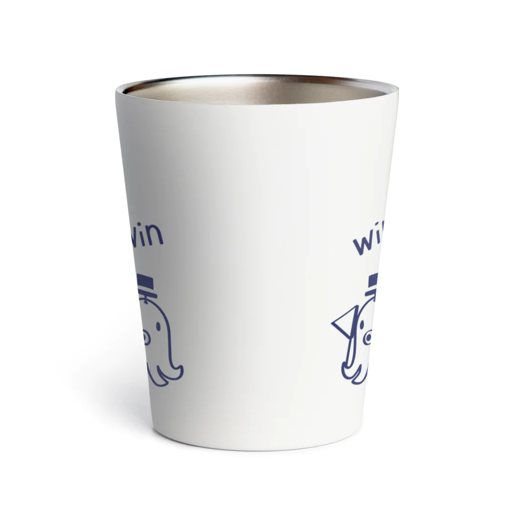 イラスト MONYAAT のたこさんwinなー C Thermo Tumbler