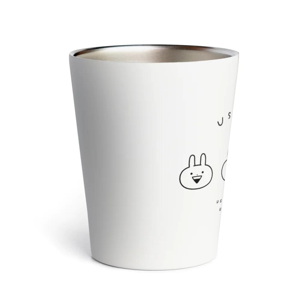 Mintoキャラクターストアのうさぎゅーん！おかおシンプル Thermo Tumbler