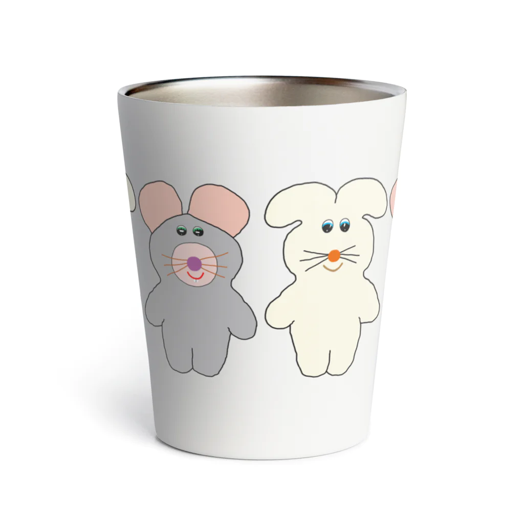 むにゅのデジタルプクちゅー Thermo Tumbler