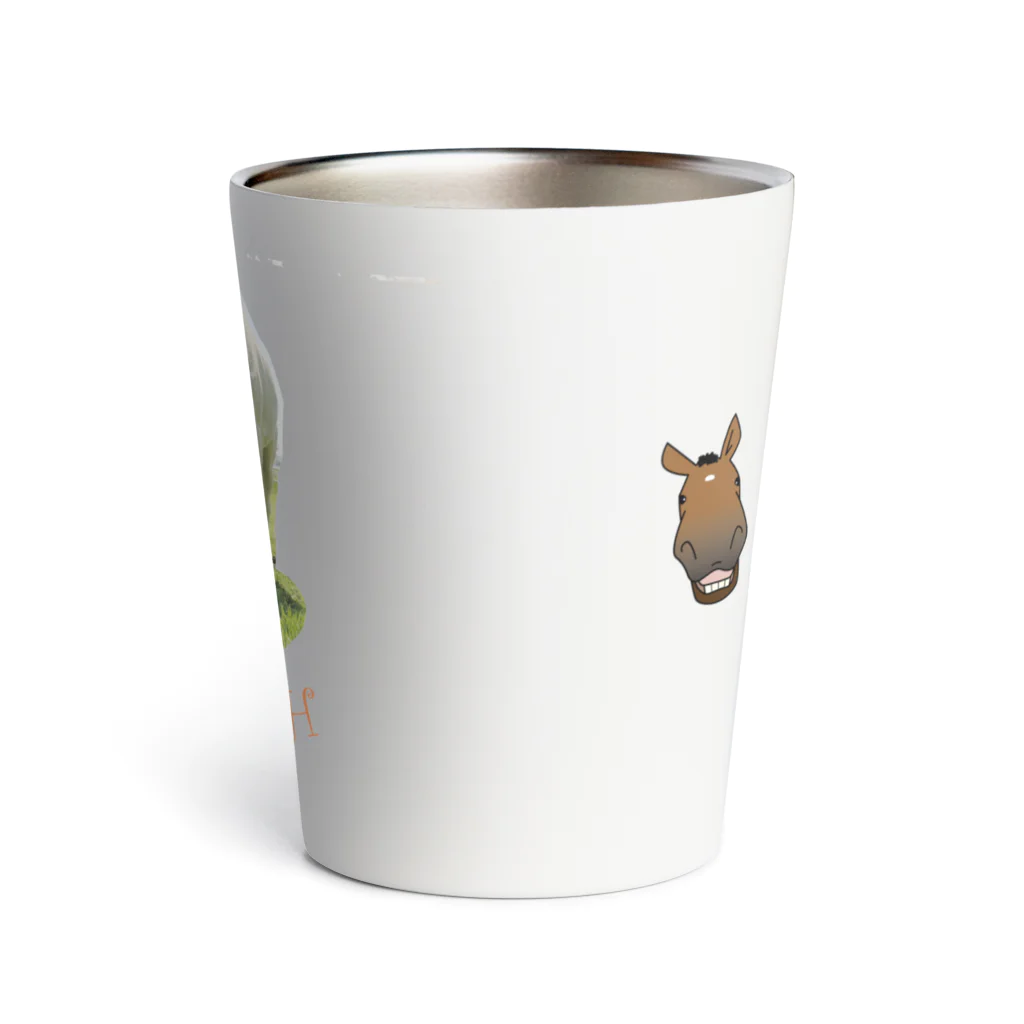 SHOP HAPPY HORSES（馬グッズ）のスピプーラブの横長用です Thermo Tumbler
