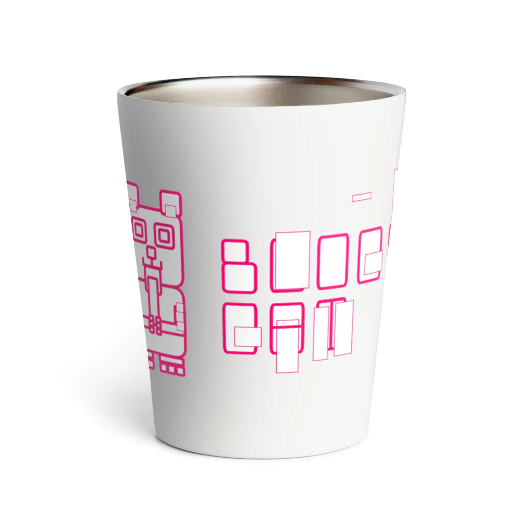 Rabbithumanaspetsの#BLOCKCAT（赤） Thermo Tumbler