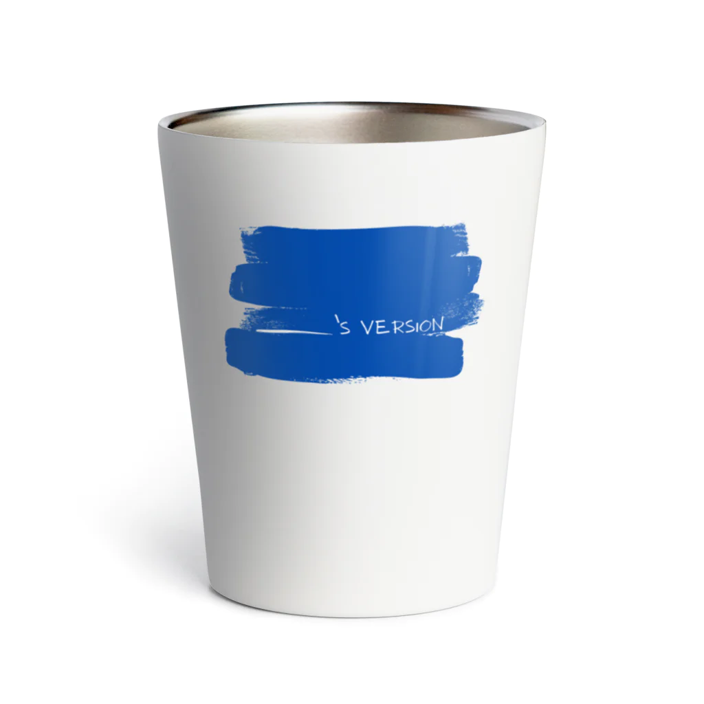 aoi.aoのMy Original Version - colored BLUE Thermo Tumbler