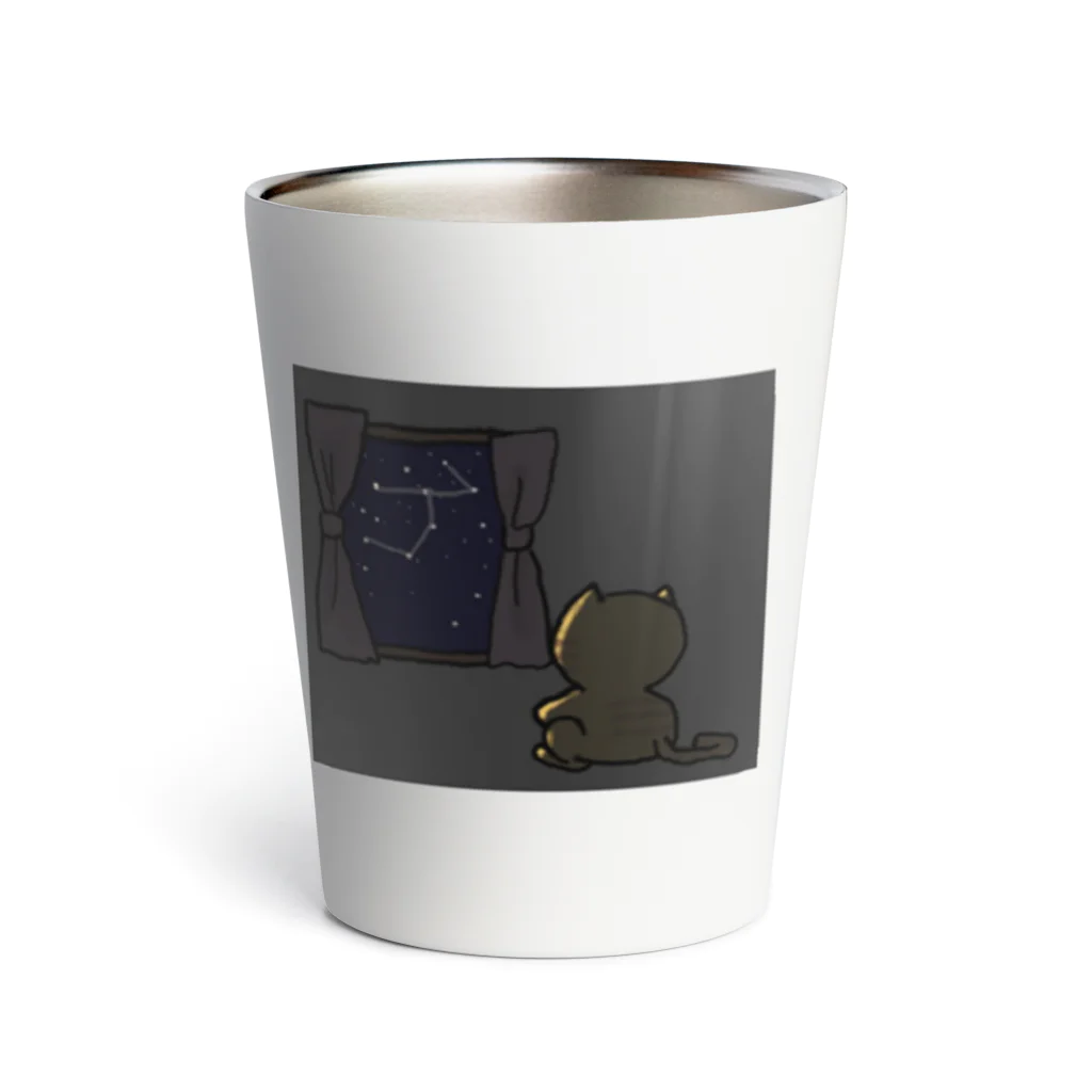 なみそんのよるねこ Thermo Tumbler