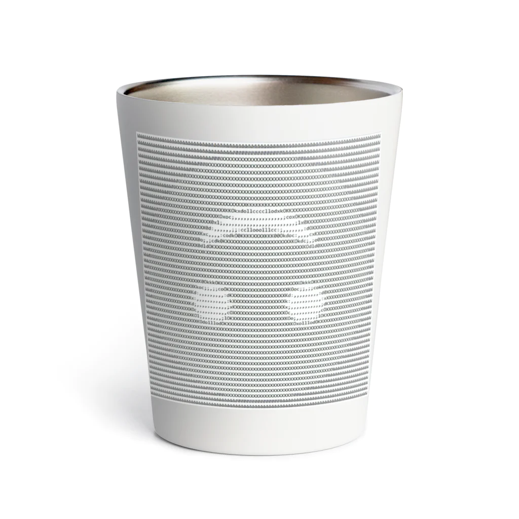 internetのdope ASCII smile #1 Thermo Tumbler