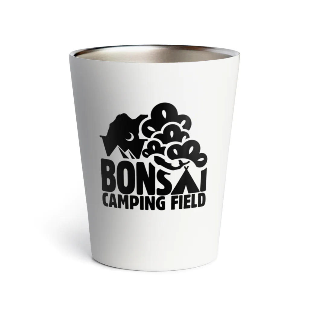 24RD+BのBONSAI CAMPING FIELD ロゴ サーモタンブラー