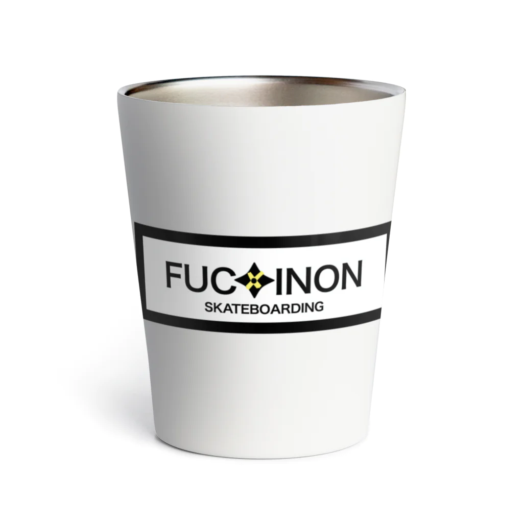 FUCKINONのロゴ Thermo Tumbler