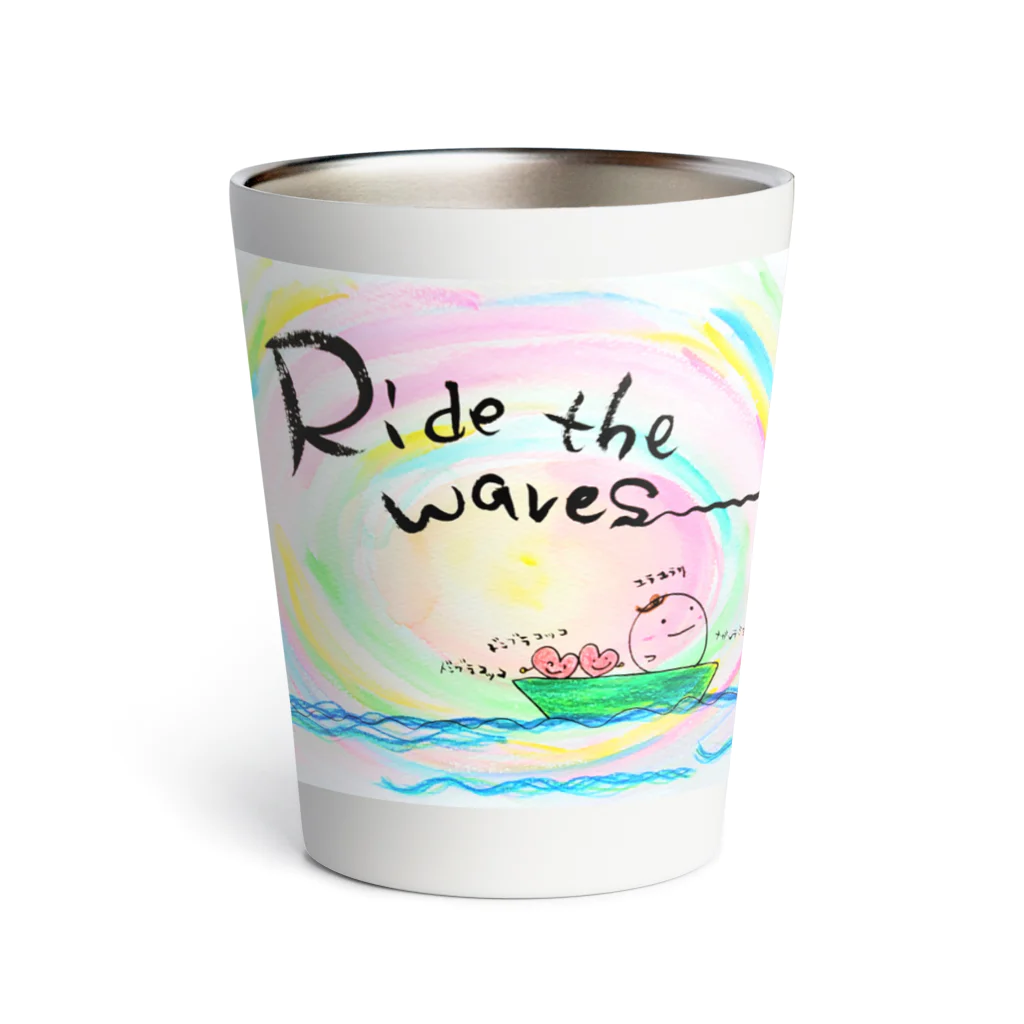 holoholomiのRide the waves Thermo Tumbler