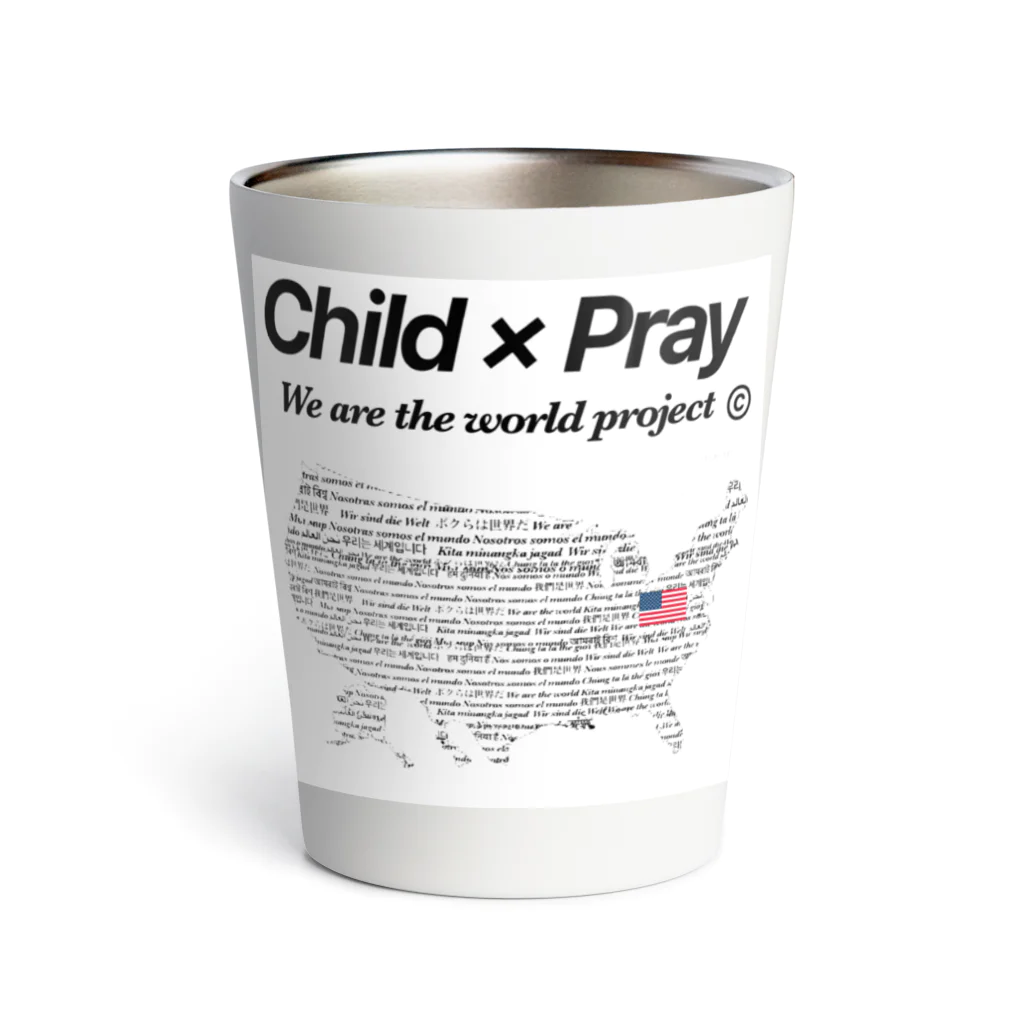 Child×PrayのU.S.A Thermo Tumbler