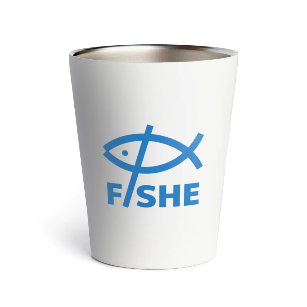 $FISHE Official Goods Storeの$FISHE Print Blue サーモタンブラー