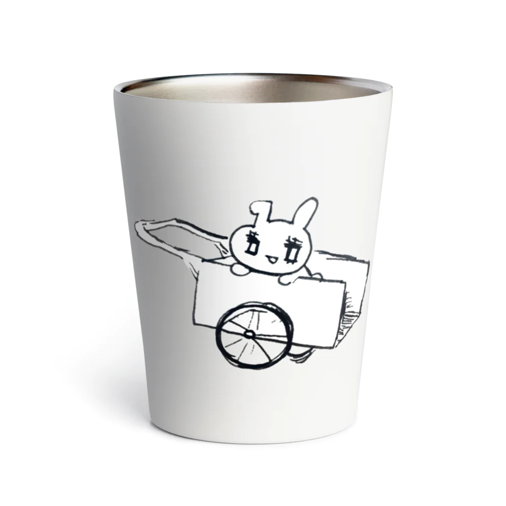 うさぎちゃんアイランドのおでかけうさぎちゃん Thermo Tumbler