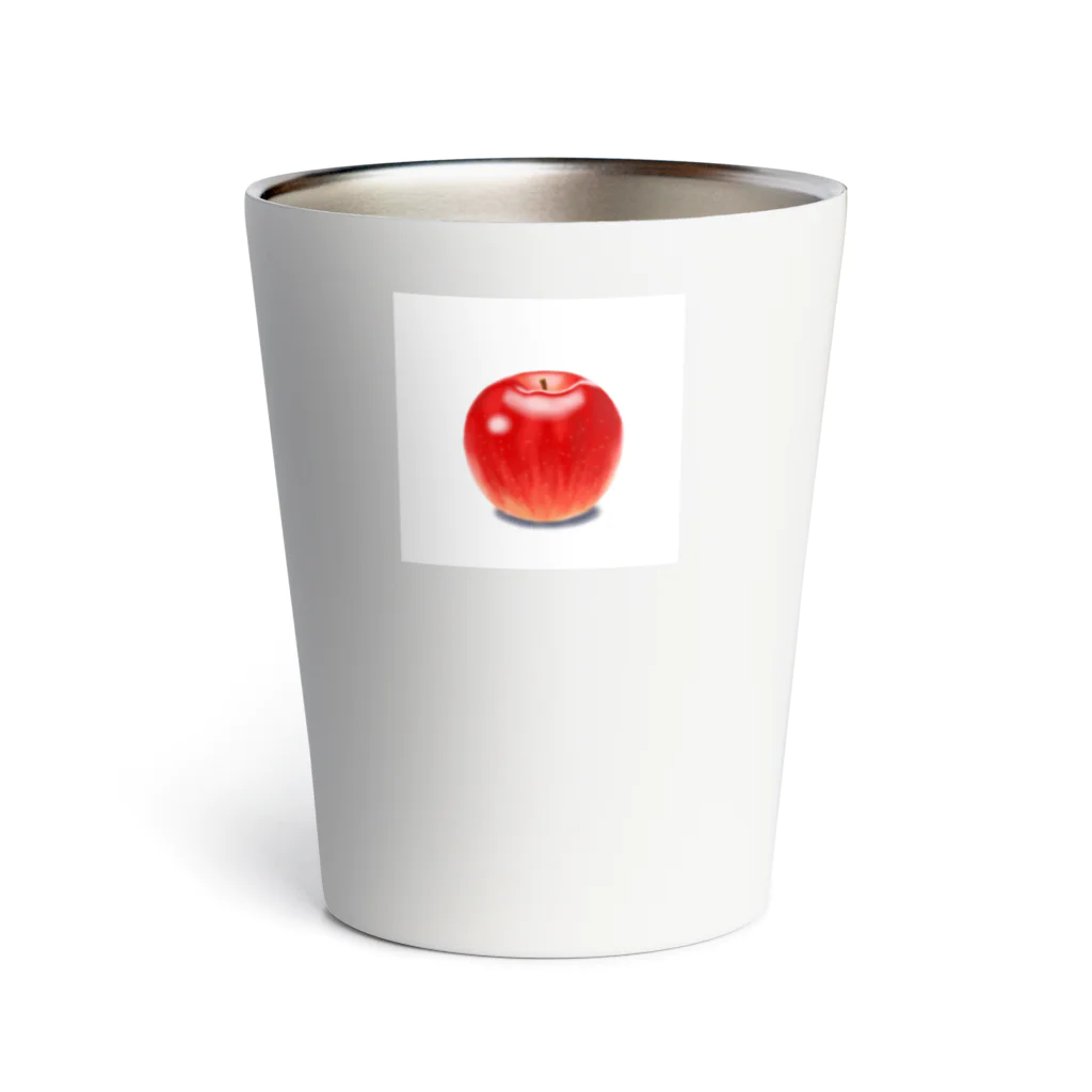 a-illustの手描きリンゴ🍎 Thermo Tumbler