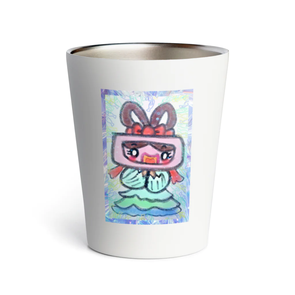 オクサバットの織姫ボタンちゃん Thermo Tumbler