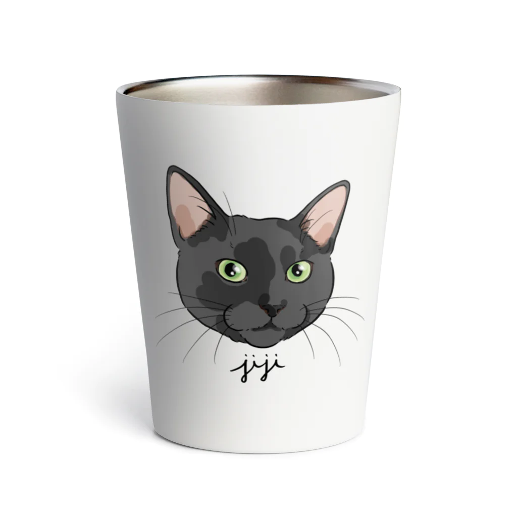 みきぞーん｜保護猫 ミッキー画伯と肉球とおともだちのjiji Thermo Tumbler