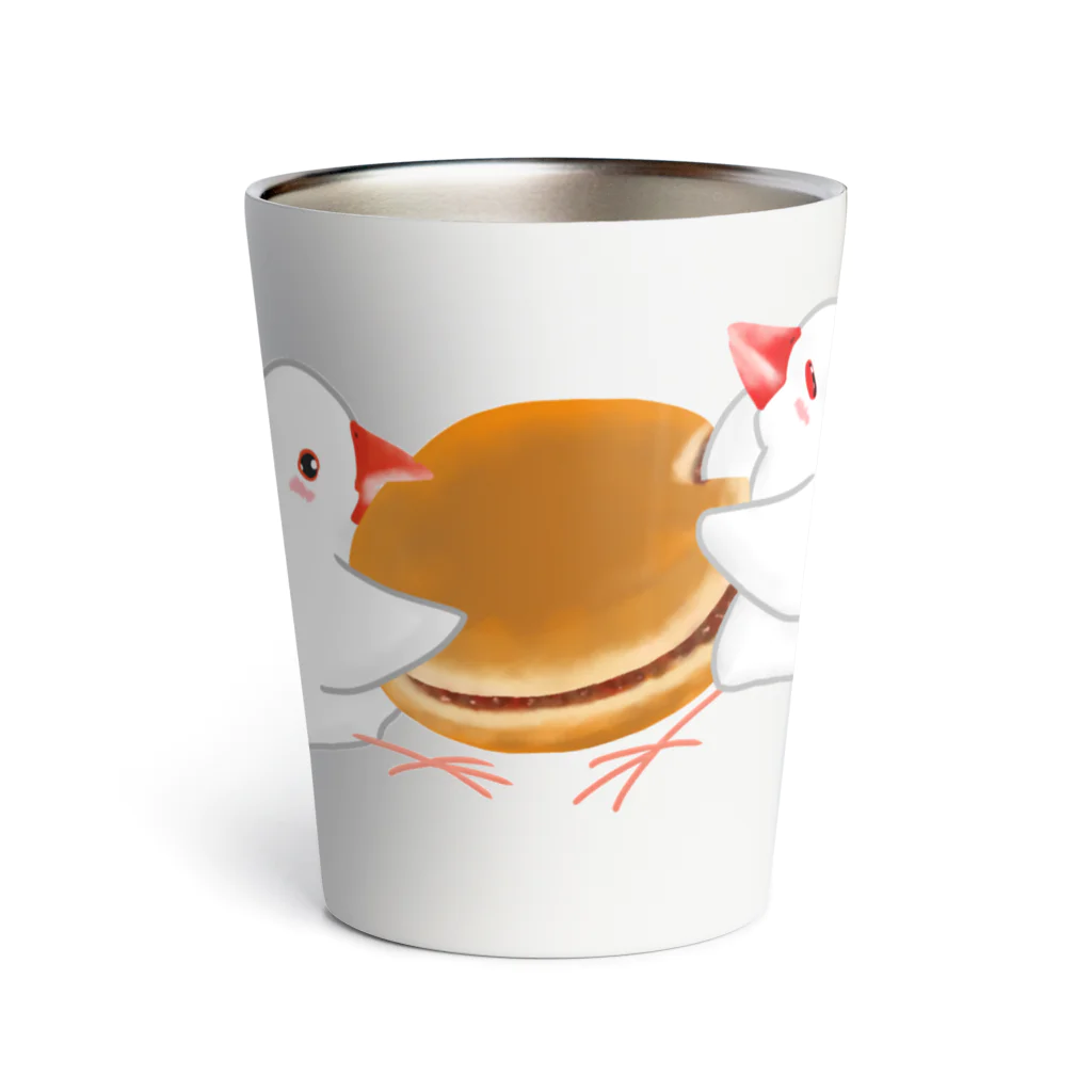 Lily bird（リリーバード）のどら焼きと文鳥ず Thermo Tumbler