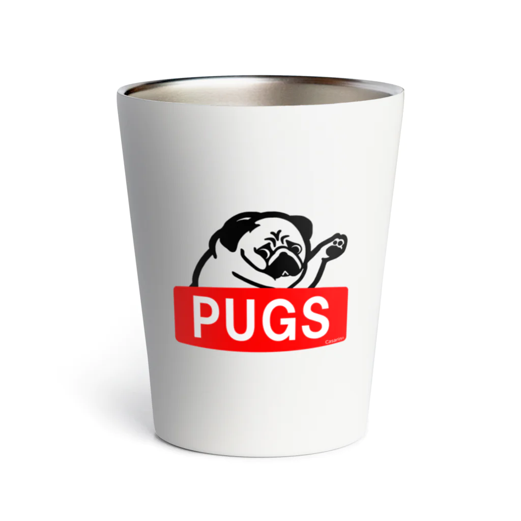 Casarin ArtのPUGS-2 サーモタンブラー