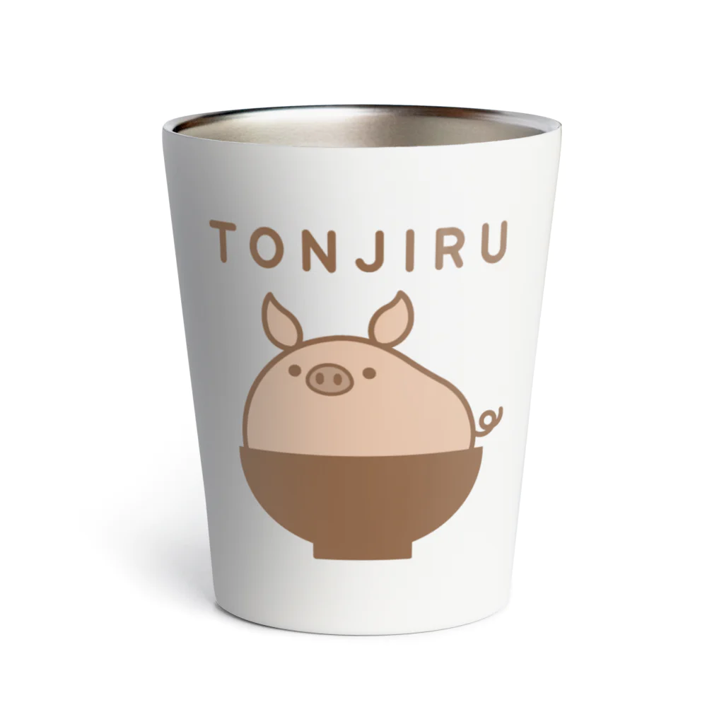 ぽぴーぴぽーの豚汁 Thermo Tumbler