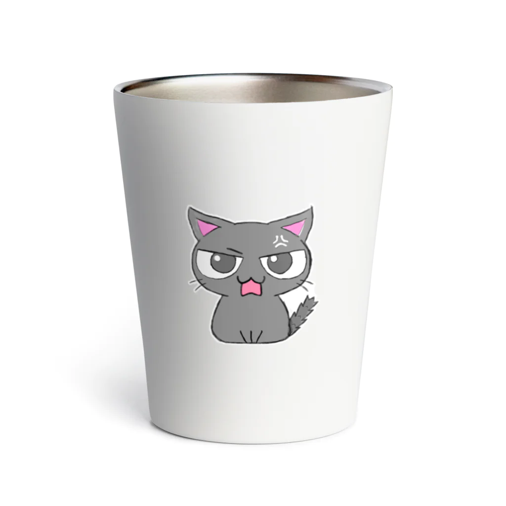 のんのんの黒猫ちゃん Thermo Tumbler